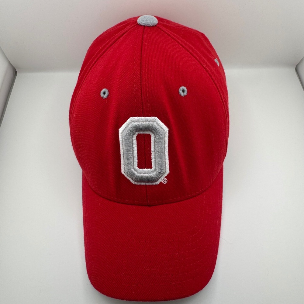 Zephyr Ohio State Buckeyes Hat Unisex Small Red Excellent Z-Fit Stretch Cap - Picture 2 of 7